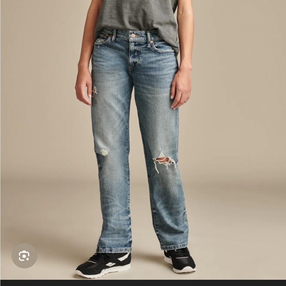 Lucky Brand Easy Rider Distressed Jeans 12/31 Long